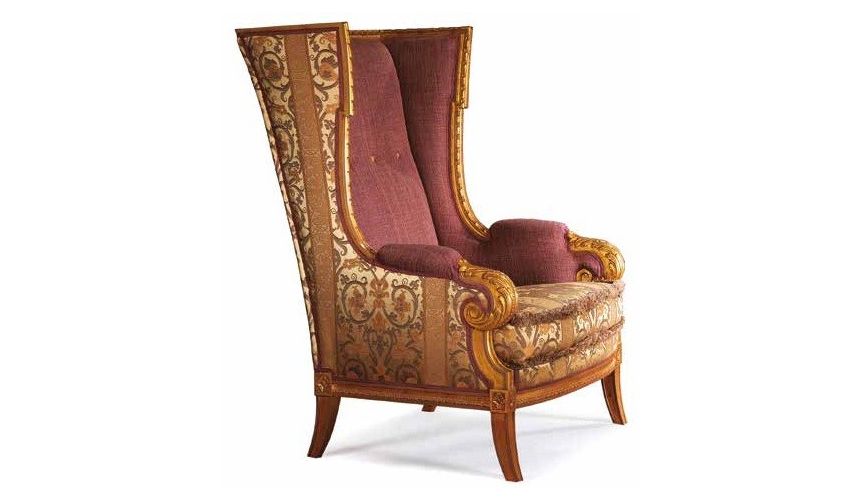 CHAIRS, Leather, Upholstered, Accent Gorgeous Thrones of the Gods Armchair Set
