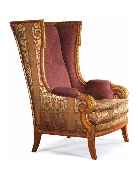 CHAIRS, Leather, Upholstered, Accent Gorgeous Thrones of the Gods Armchair Set