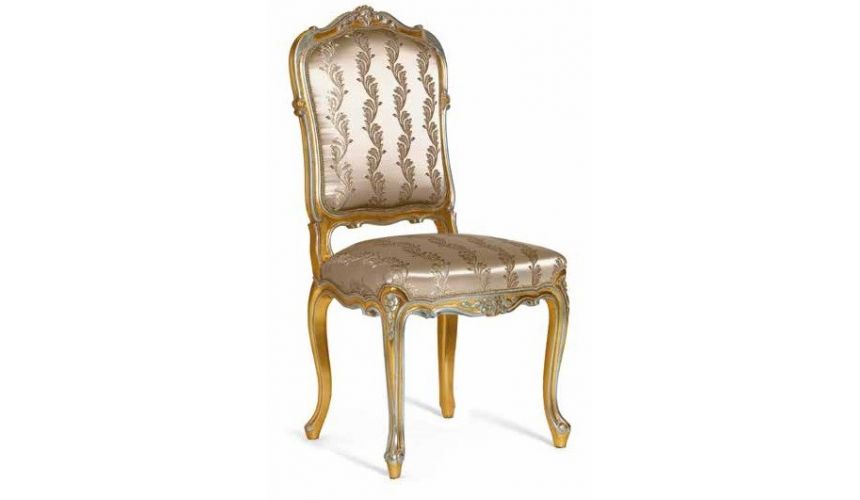 CHAIRS, Leather, Upholstered, Accent Breathtaking Mother of Pearl Furniture Set