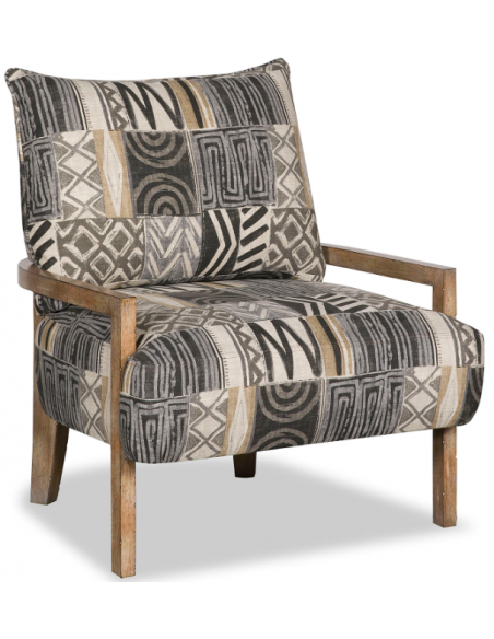 CHAIRS, Leather, Upholstered, Accent High End Art of the Safari Accent Chair