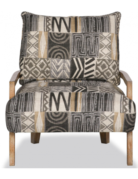 CHAIRS, Leather, Upholstered, Accent High End Art of the Safari Accent Chair