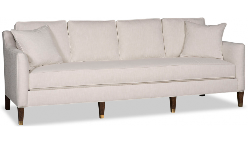 Sleek and Modern Porcelain White Sofa