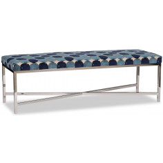 SETTEES, CHAISE, BENCHES Luxurious Lily Pads on Golden Pond Bench