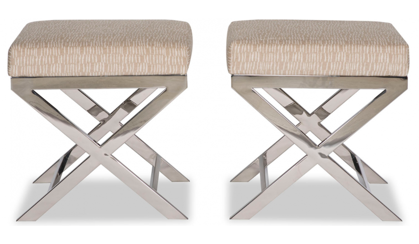 OTTOMANS Stunning Drawn in Sand Ottoman