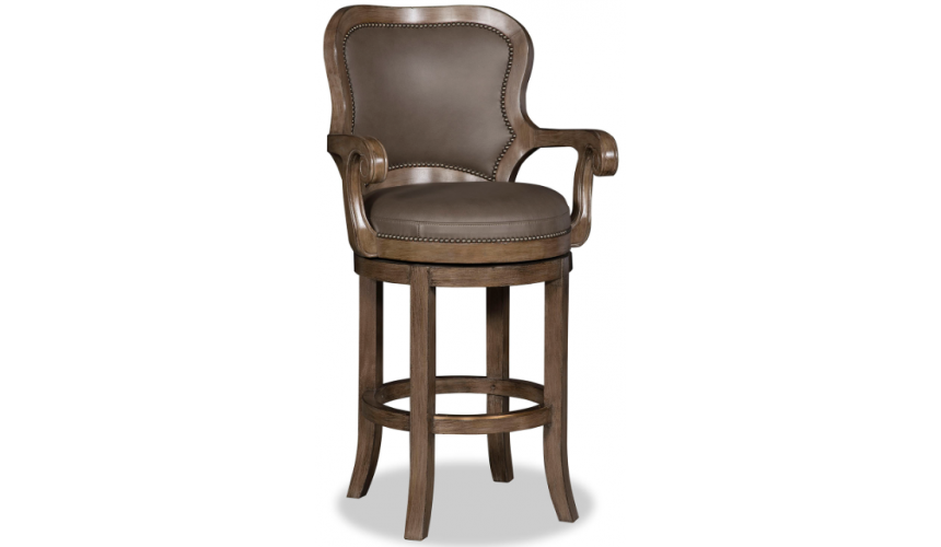 High End Royal Chocolate Bar Stool, Why Are Bar Stools Higher