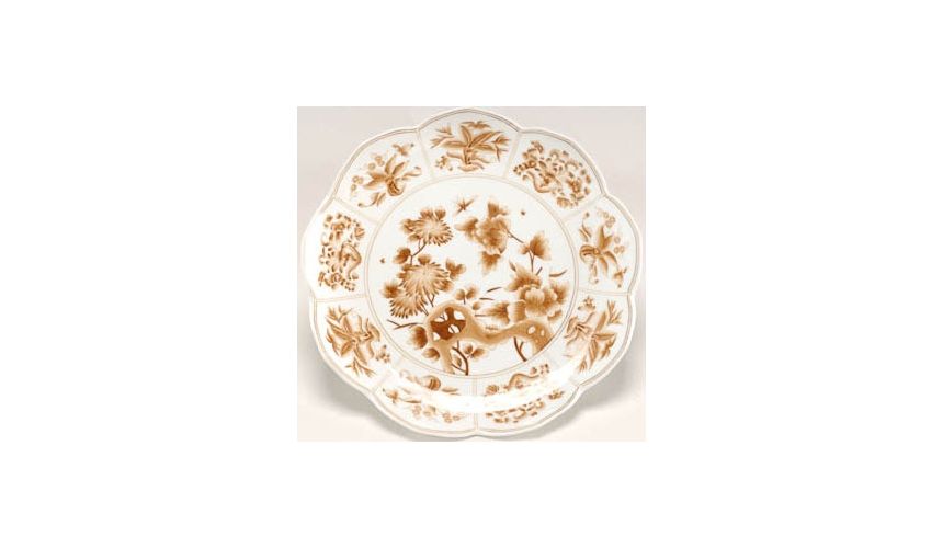 Other Home Accessories Canton Nutmeg Patterned Plates (Set 6)