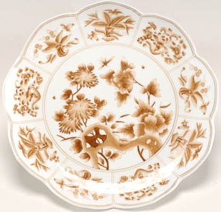 Other Home Accessories Canton Nutmeg Patterned Plates (Set 6)