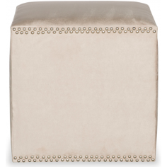 OTTOMANS Stunning Simplicity in Ivory Ottoman 2