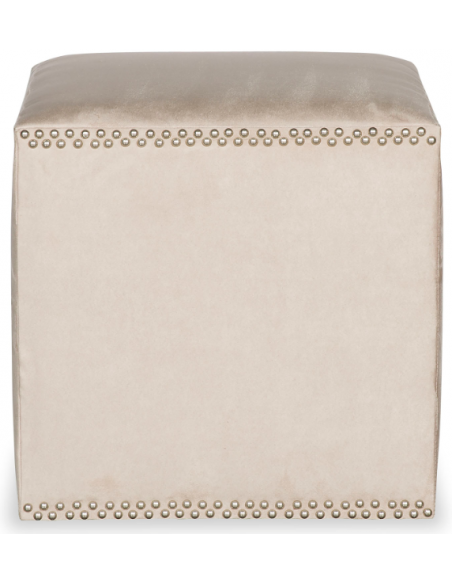 OTTOMANS Stunning Simplicity in Ivory Ottoman