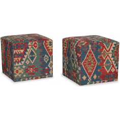 OTTOMANS Stunning Patterns of the Plains Ottoman