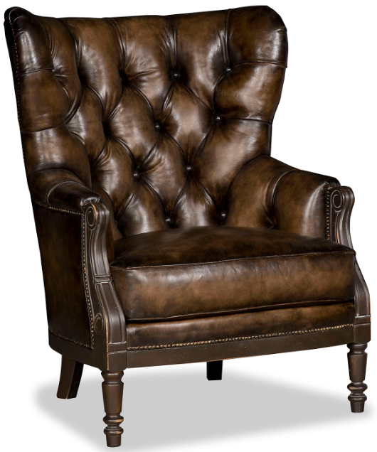 CHAIRS, Leather, Upholstered, Accent Luxurious Deep Mocha Weathered Office Armchair