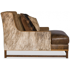 CHAIRS, Leather, Upholstered, Accent Luxurious Winter Cabin in Mahogany Accent Chair 2