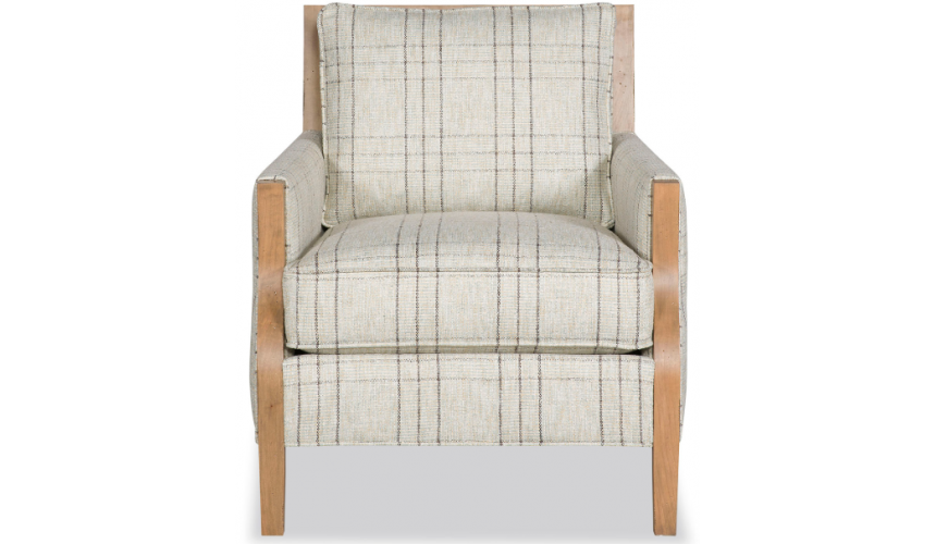 CHAIRS, Leather, Upholstered, Accent Gorgeous Outlined in Noir Armchair