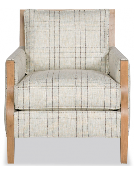 CHAIRS, Leather, Upholstered, Accent Gorgeous Outlined in Noir Armchair