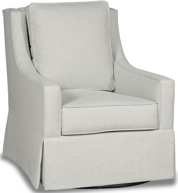 MOTION SEATING - Recliners, Swivels, Rockers Stunning Morning Mist Swivel Armchair