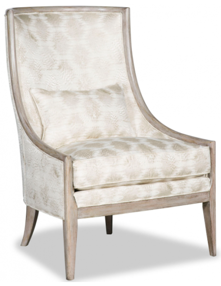 Elegant Stars in the Snow Accent Chair