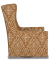 CHAIRS, Leather, Upholstered, Accent Gorgeous Woven Terracotta Swivel Armchair