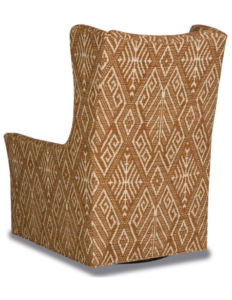 CHAIRS, Leather, Upholstered, Accent Gorgeous Woven Terracotta Swivel Armchair