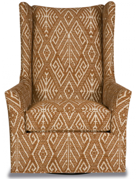 CHAIRS, Leather, Upholstered, Accent Gorgeous Woven Terracotta Swivel Armchair