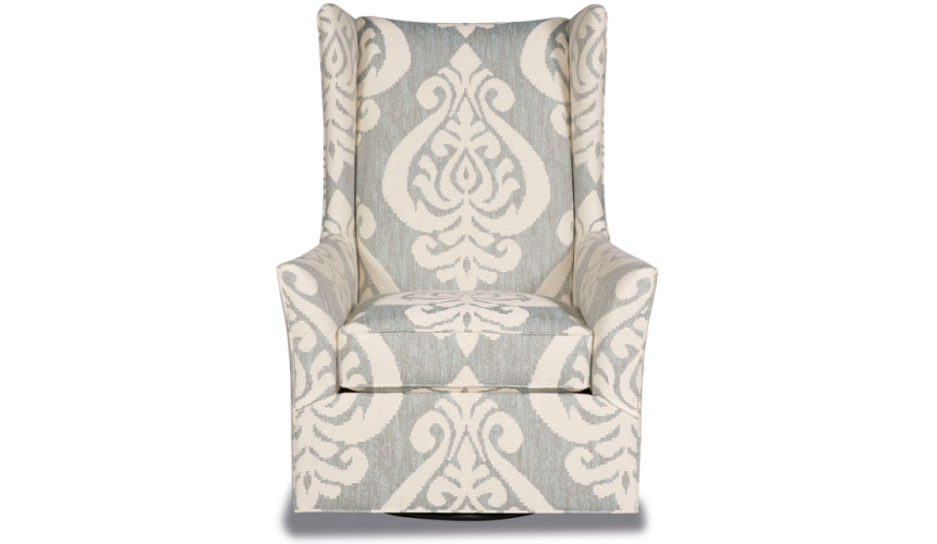 MOTION SEATING - Recliners, Swivels, Rockers Elegant Frozen Spades Swivel Armchair