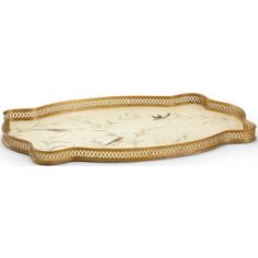 Decorative Accessories Golden Lacy Tray