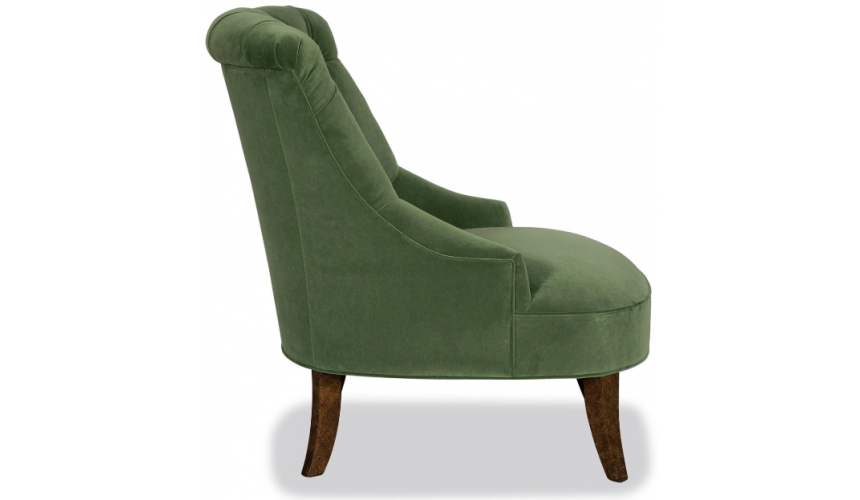 CHAIRS, Leather, Upholstered, Accent Luxurious Leaves of the Garden Accent Chair