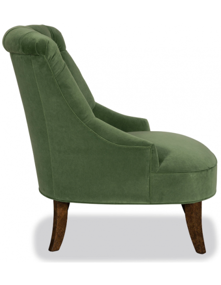 CHAIRS, Leather, Upholstered, Accent Luxurious Leaves of the Garden Accent Chair
