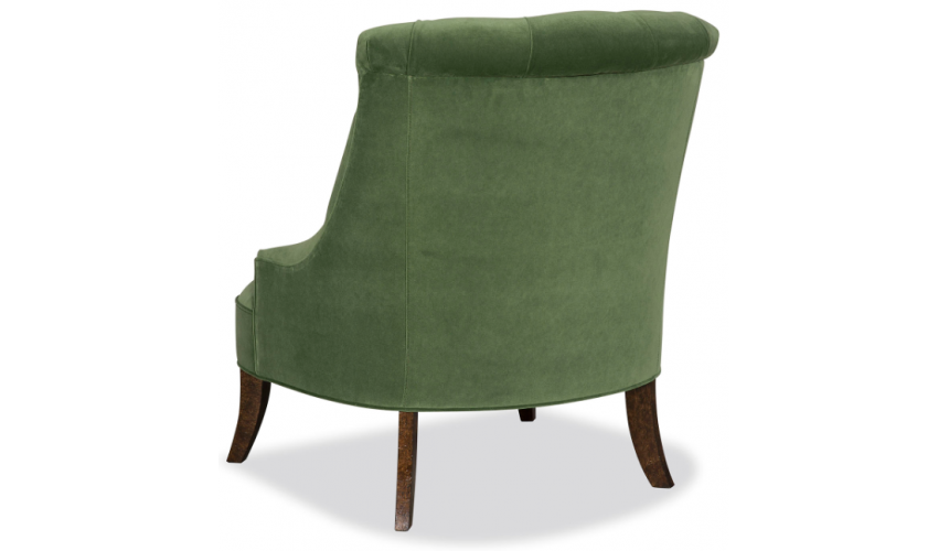 CHAIRS, Leather, Upholstered, Accent Luxurious Leaves of the Garden Accent Chair