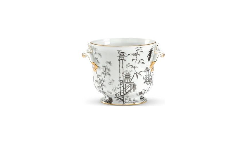 Decorative Accessories Monochrome Chinoisserie Vase