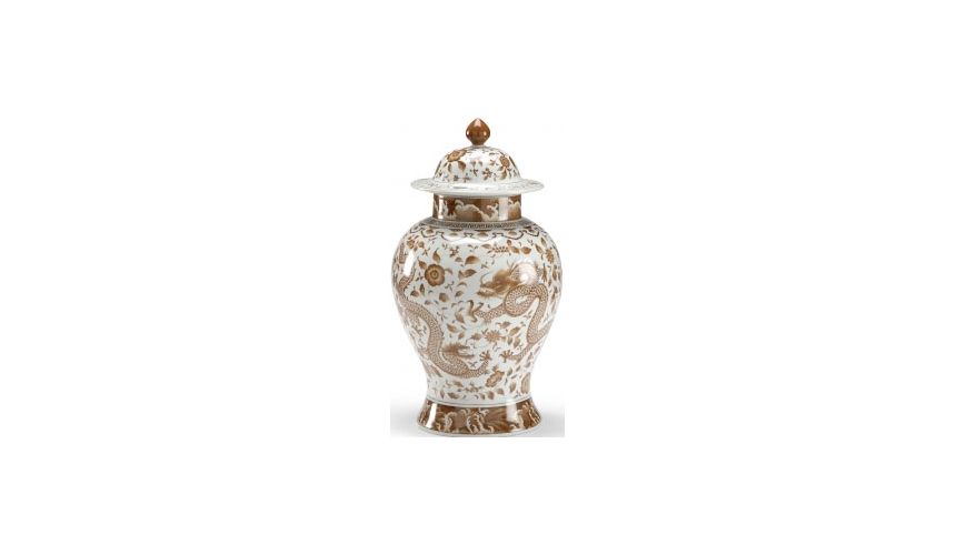 Decorative Accessories Curvy Nutmeg Covered Jar
