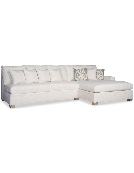 SECTIONALS - Leather & High End Upholstered Furniture High End Clouds of Winter Sofa