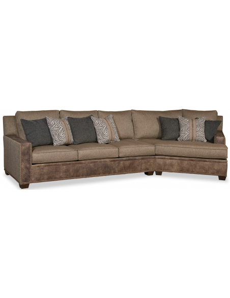 SECTIONALS - Leather & High End Upholstered Furniture Deluxe Lush of the Savanna Sofa