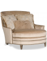 CHAIRS, Leather, Upholstered, Accent Luxurious Precious Pearl Chaise Lounge
