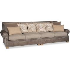 SECTIONALS - Leather & High End Upholstered Furniture Stunning Misty Eye of the Mountain Sofa
