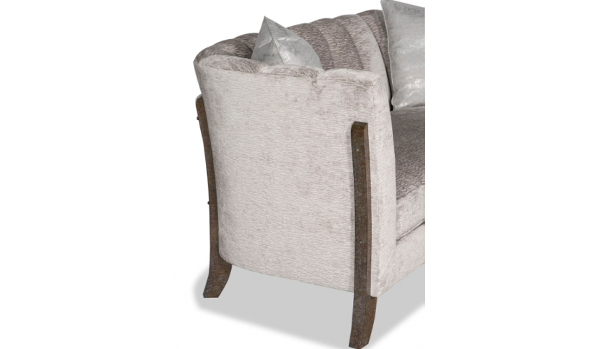 SOFA, COUCH & LOVESEAT Gorgeous Silver Shooting Star Sofa