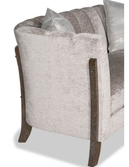 SOFA, COUCH & LOVESEAT Gorgeous Silver Shooting Star Sofa