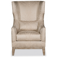CHAIRS, Leather, Upholstered, Accent Elegant Coral of Pearls Armchair