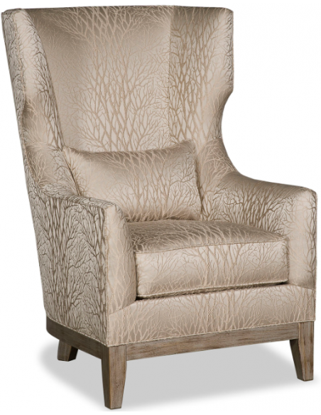 CHAIRS, Leather, Upholstered, Accent Elegant Coral of Pearls Armchair