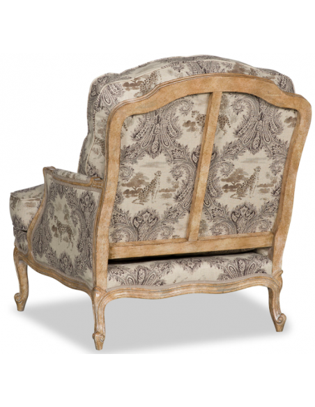 CHAIRS, Leather, Upholstered, Accent High End Mystical Leopard's Prowl Accent Chair