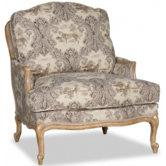 CHAIRS, Leather, Upholstered, Accent High End Mystical Leopard's Prowl Accent Chair