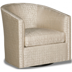 MOTION SEATING - Recliners, Swivels, Rockers Elegant Silky Champagne Swivel Accent Chair