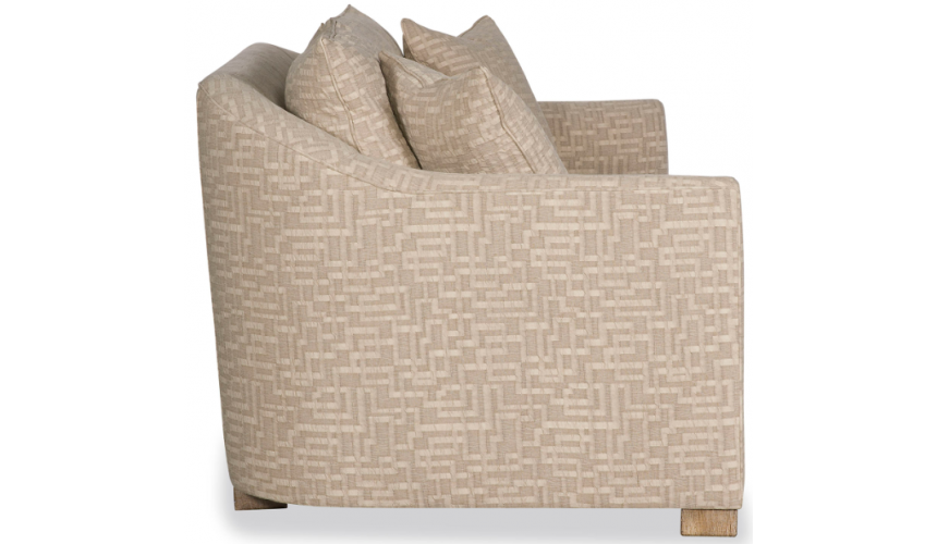 SOFA, COUCH & LOVESEAT Stunning Labyrinth of Ivory Sofa