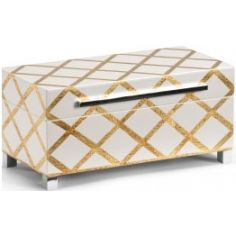Decorative Accessories Hinged Lid Box with Feet