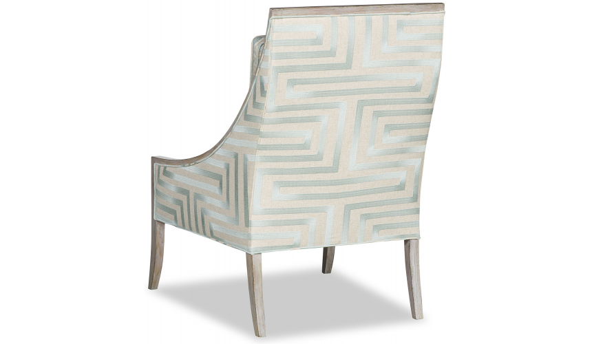 CHAIRS, Leather, Upholstered, Accent Contemporary Dove Wing Accent Chair