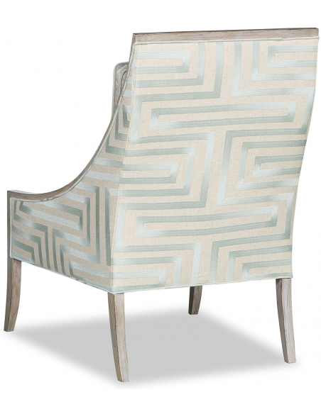 CHAIRS, Leather, Upholstered, Accent Contemporary Dove Wing Accent Chair