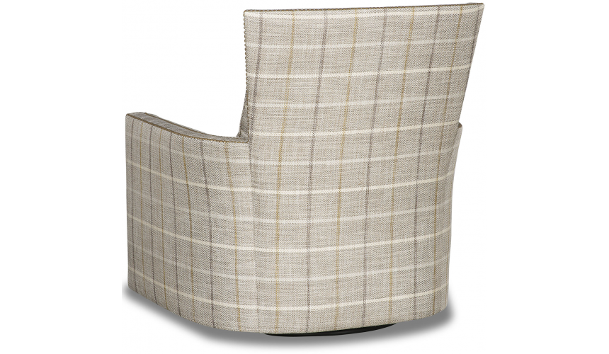 CHAIRS, Leather, Upholstered, Accent Gorgeous Sugar and Spice Swivel Armchair