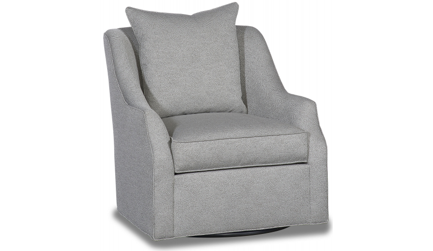 MOTION SEATING - Recliners, Swivels, Rockers High End Impressionist's Perfection Swivel Armchair