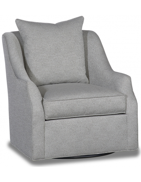 High End Impressionist's Perfection Swivel Armchair