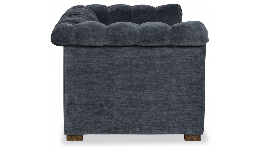 SOFA, COUCH & LOVESEAT High End Down in the Deep Blue Sofa