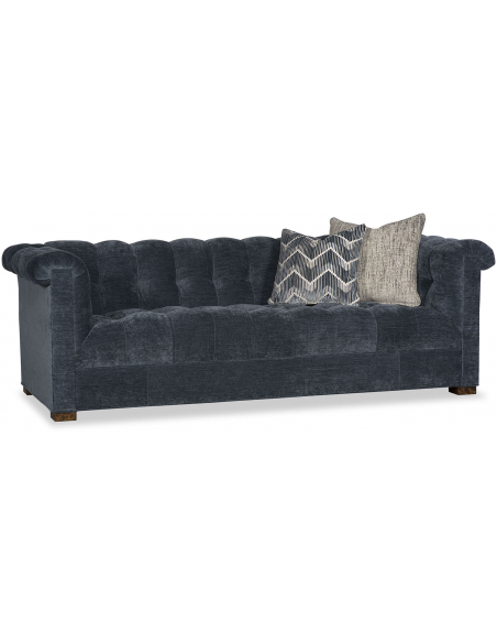 SOFA, COUCH & LOVESEAT High End Down in the Deep Blue Sofa